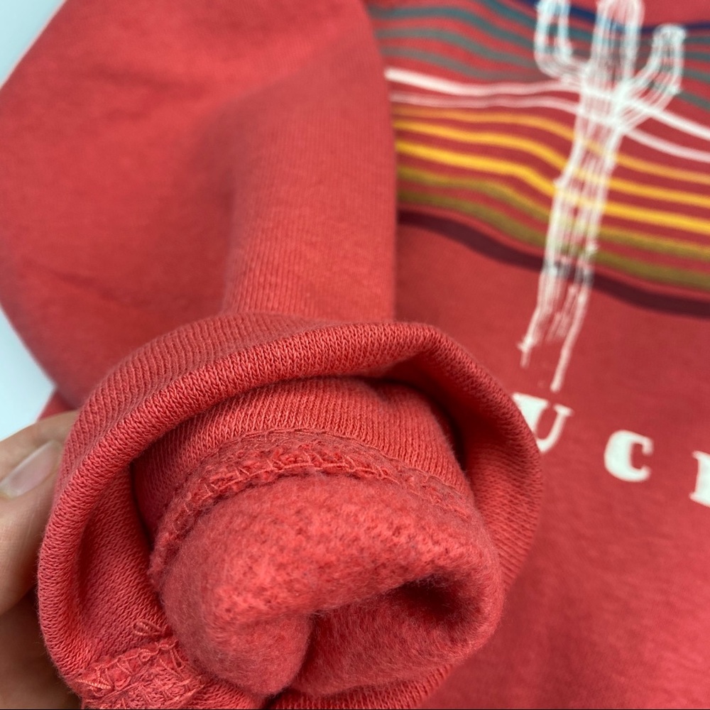 🆕Lucky Brand Big Girls Carter Hoodie Zip Kid Red - Picture 4 of 8